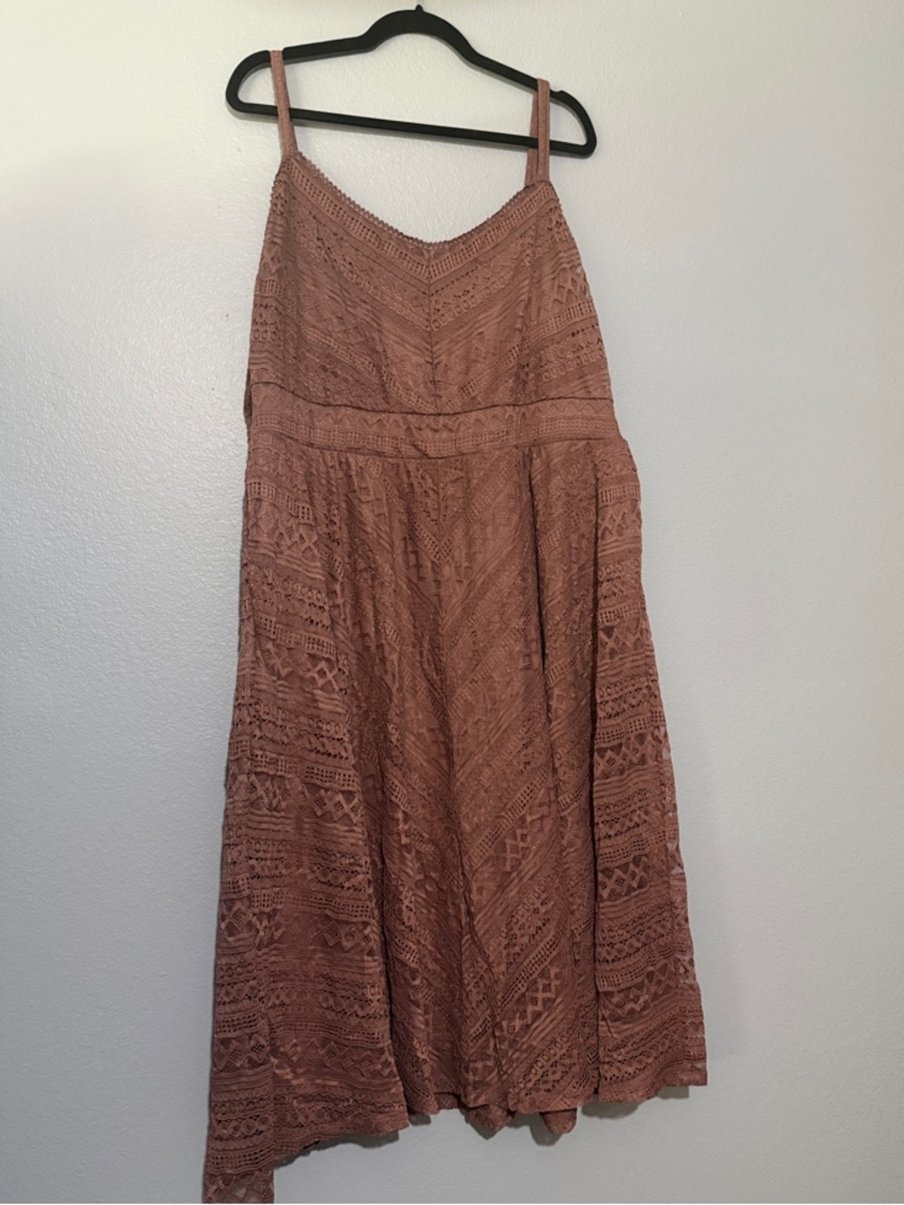 torrid Dusty Rose Lace Midi Dress